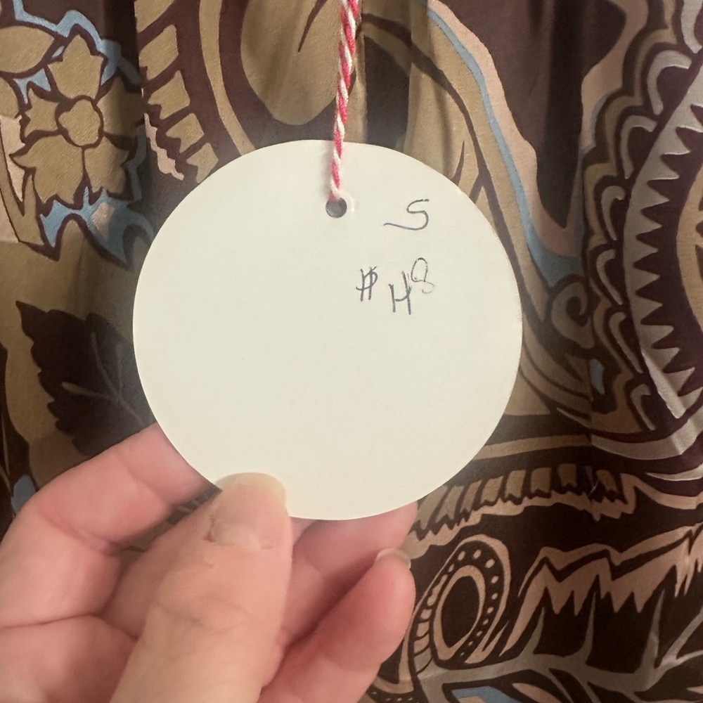 Floral Patterned Pants - Brown and Pink - Picture 2 of 2